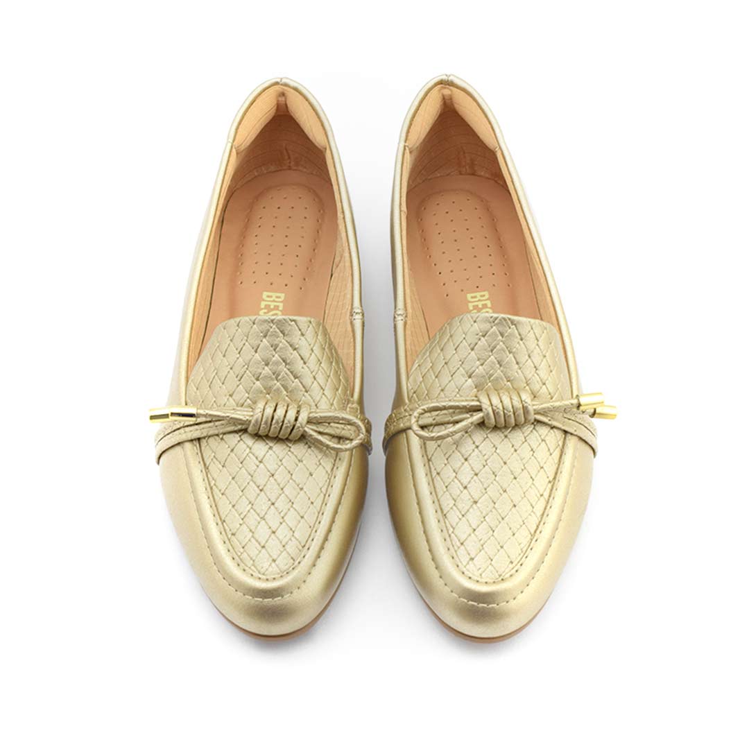 Mocasín confort mujer Champagne - Imagen 5