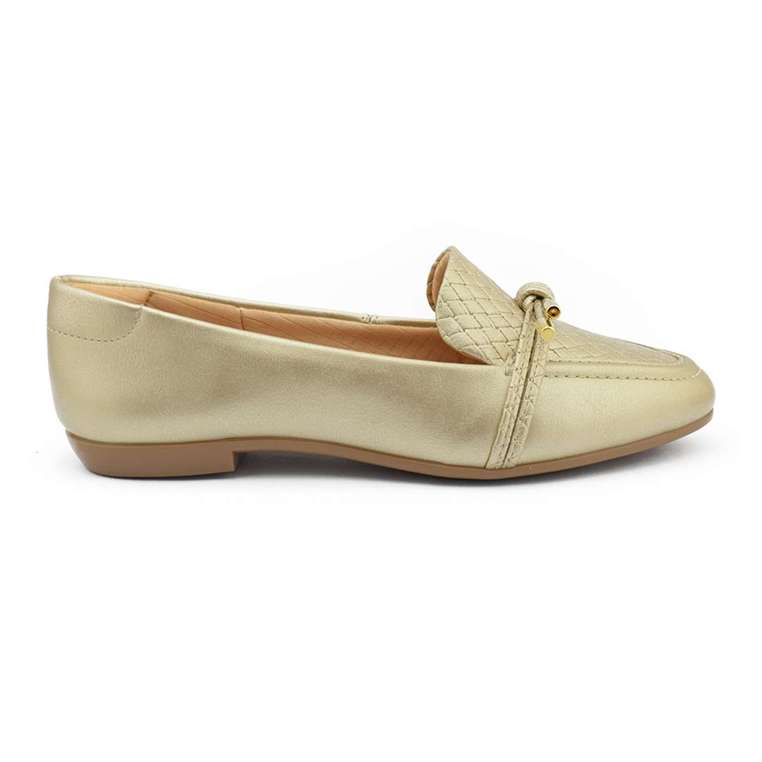 Mocasín confort mujer Champagne - Imagen 2