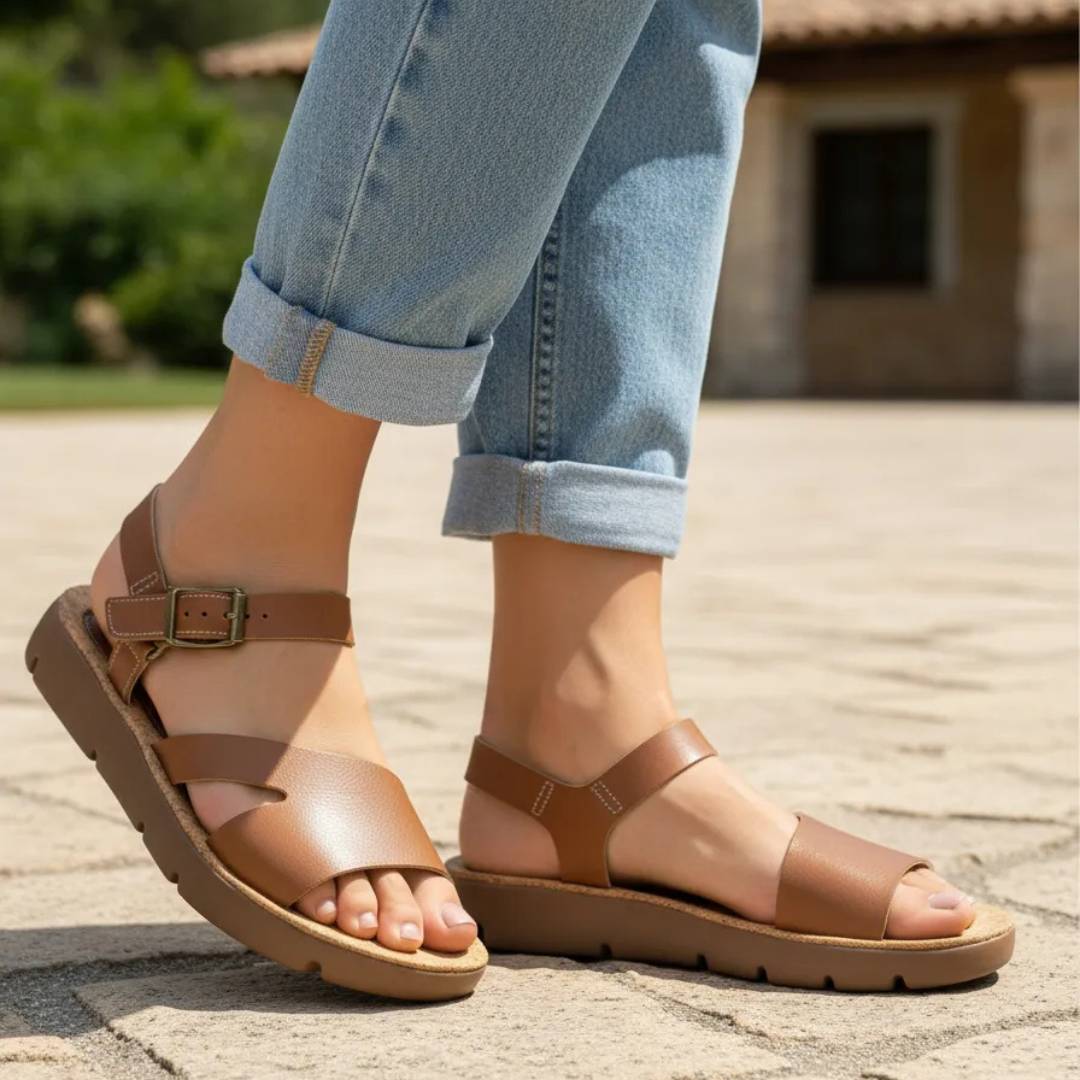 Sandalia mujer cuero Bonni suela - Imagen 2