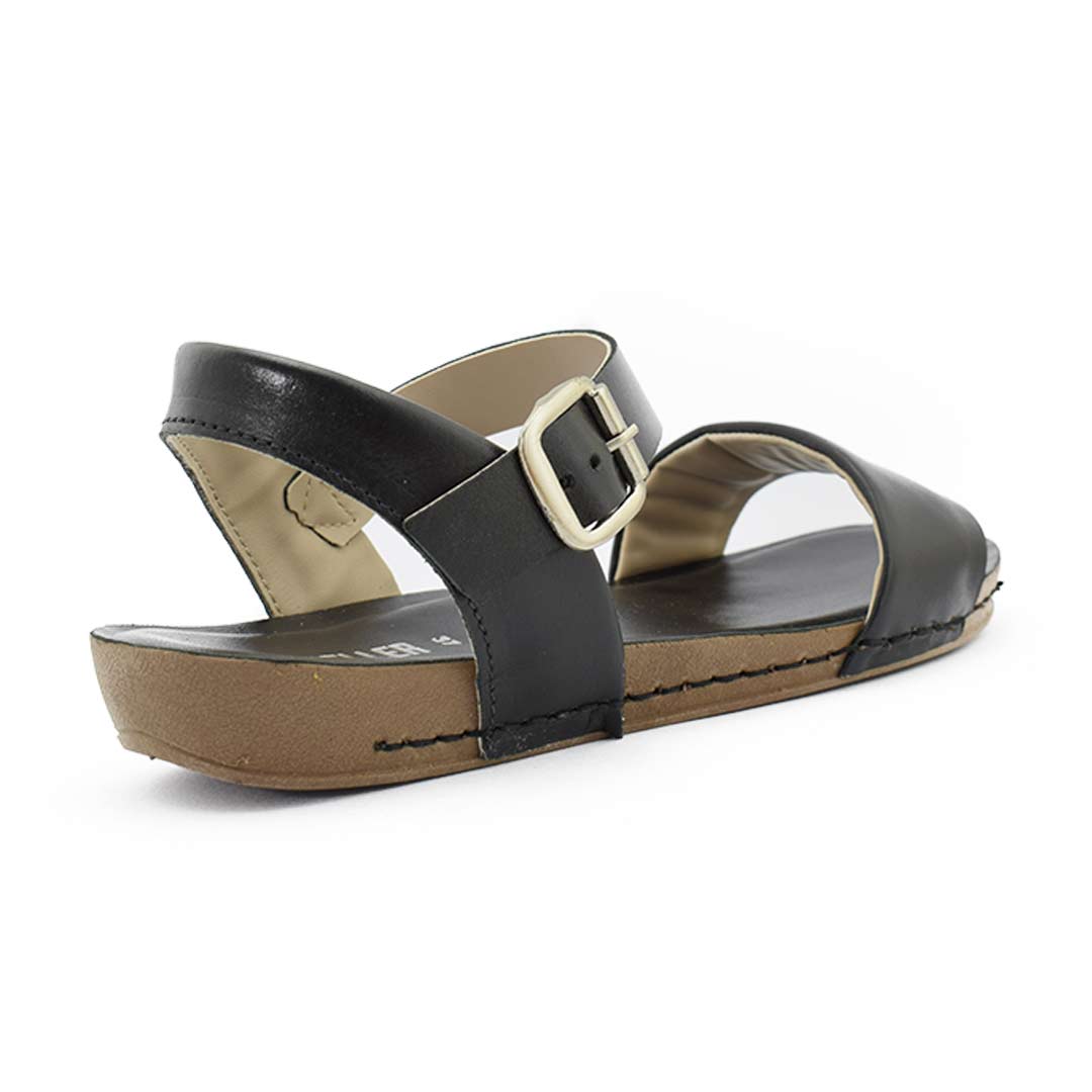 Sandalia mujer cuero Jasmín negro - Imagen 4