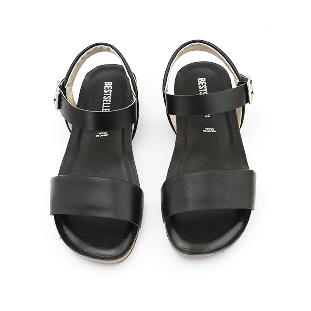 Sandalia mujer cuero Jasmín negro - Imagen 3