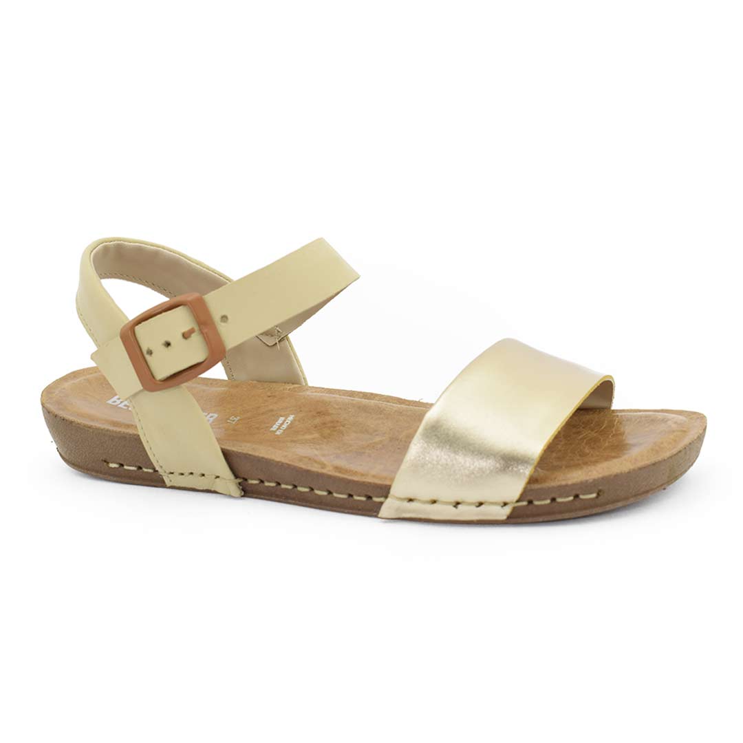 Sandalia mujer cuero Jasmín Oro