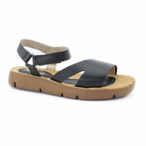 Sandalia mujer cuero Bonni negro