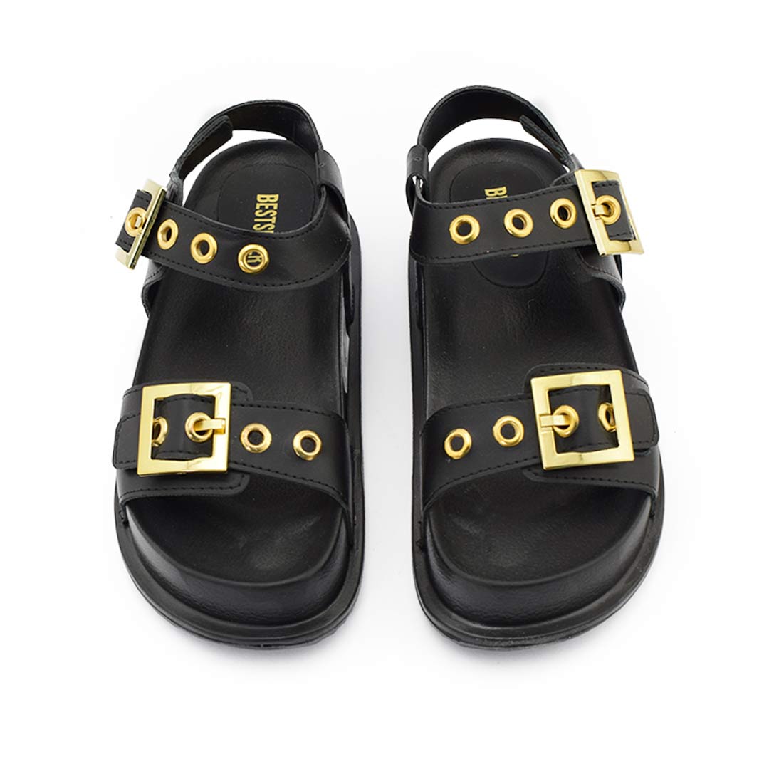Sandalias plataforma Agostina negras - Imagen 5
