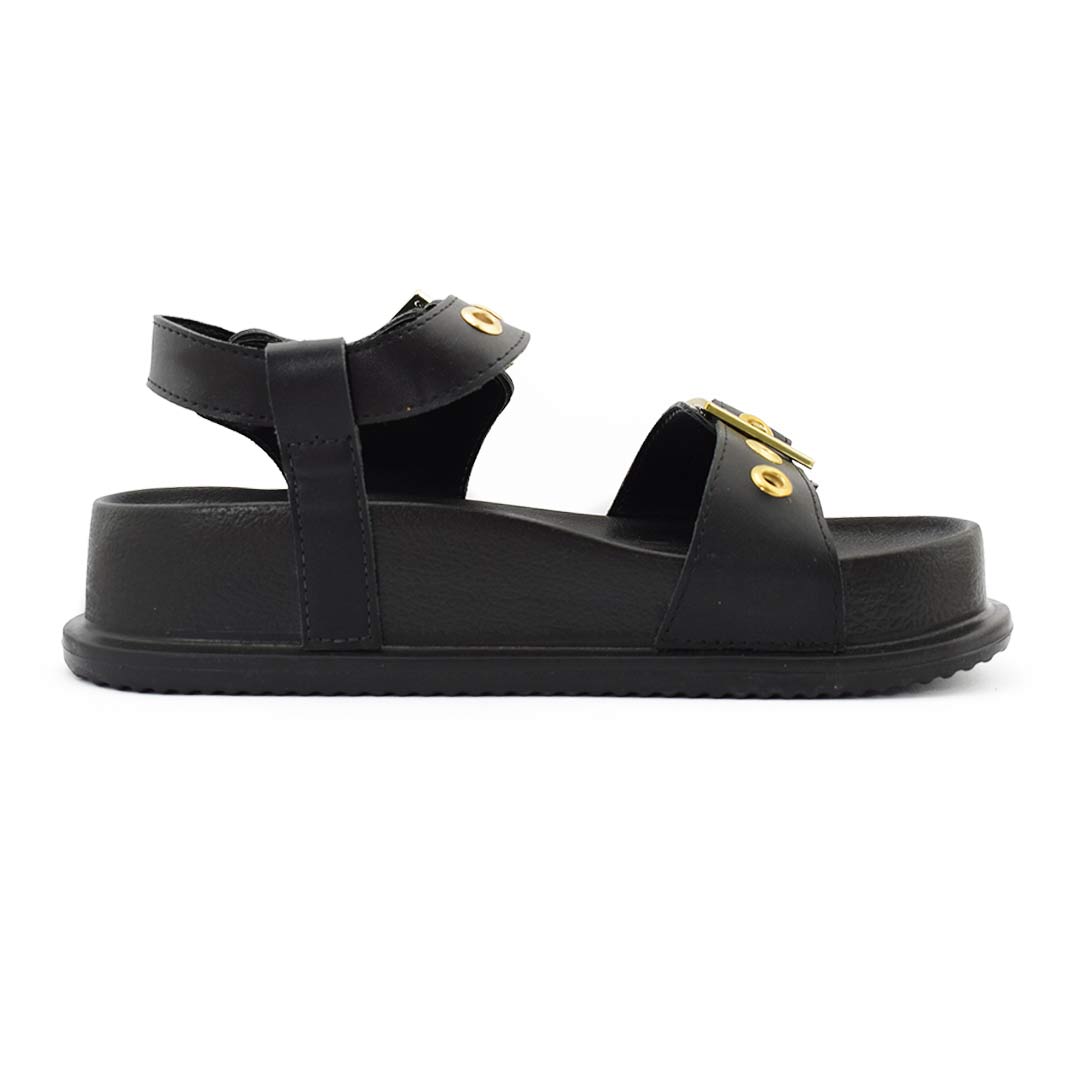 Sandalias plataforma Agostina negras - Imagen 4