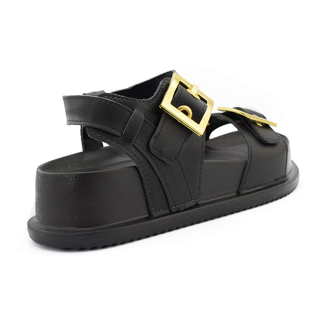 Sandalias plataforma Agostina negras - Imagen 3