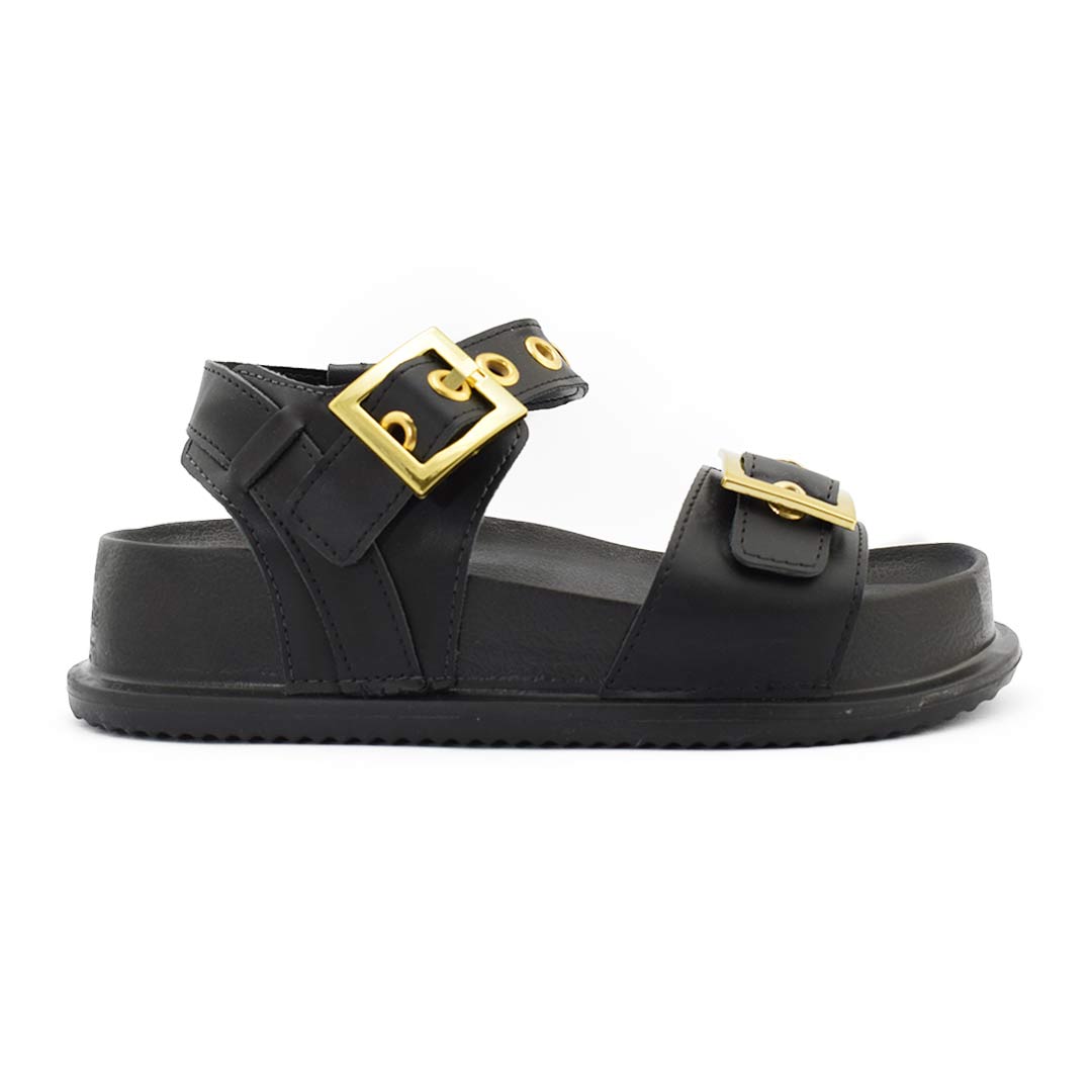 Sandalias plataforma Agostina negras - Imagen 2