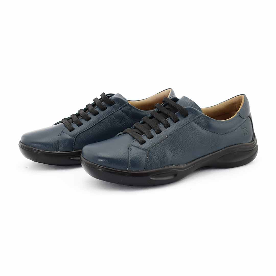 Zapatillas confort mujer Jana azules - Imagen 3