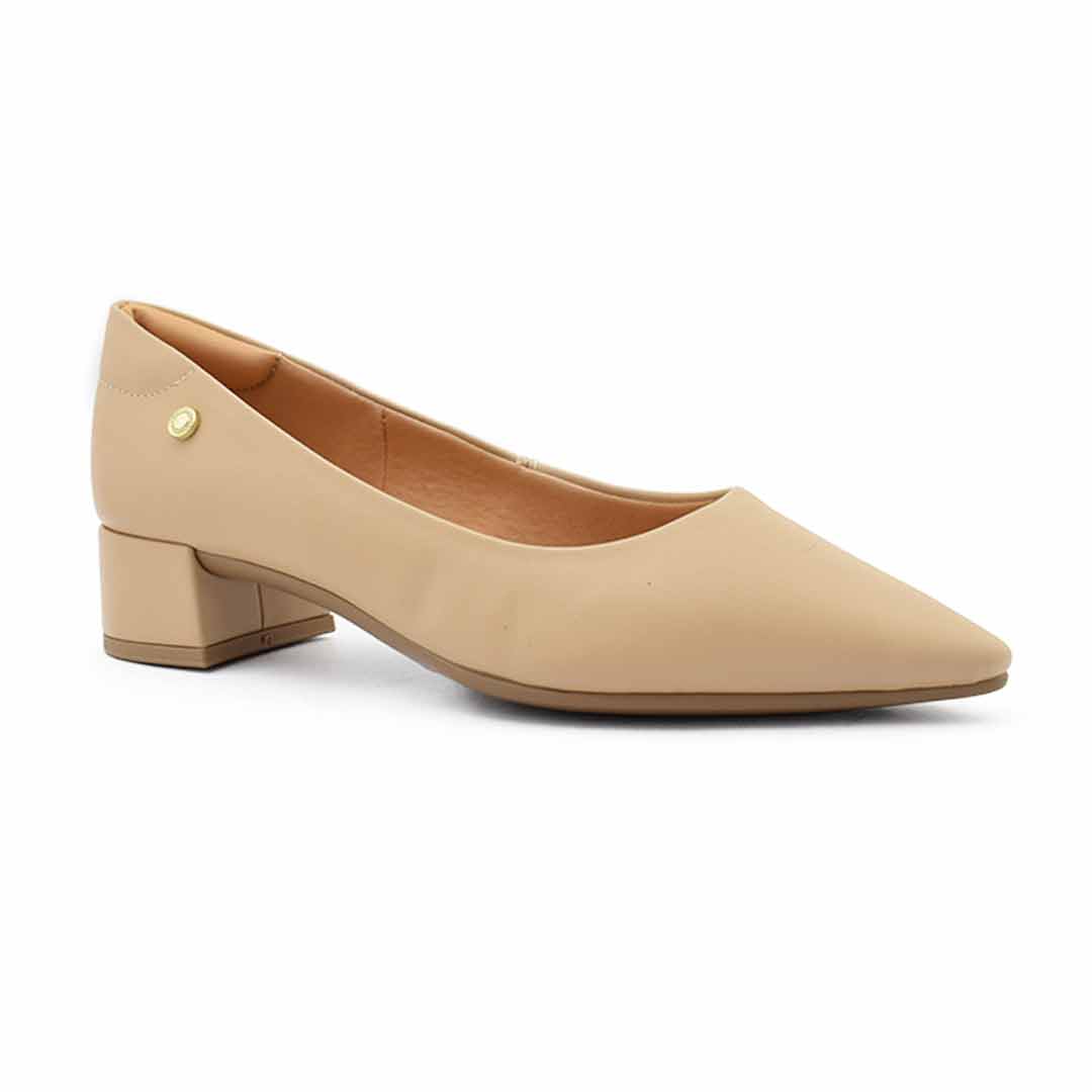 Stiletto taco bajo confort Lilith nude