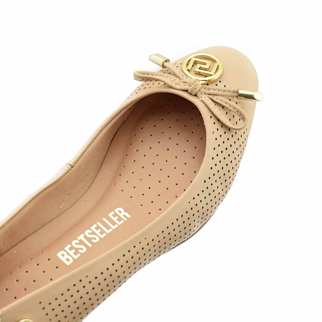 Stiletto taco bajo mujer Miranda Nude - Imagen 4