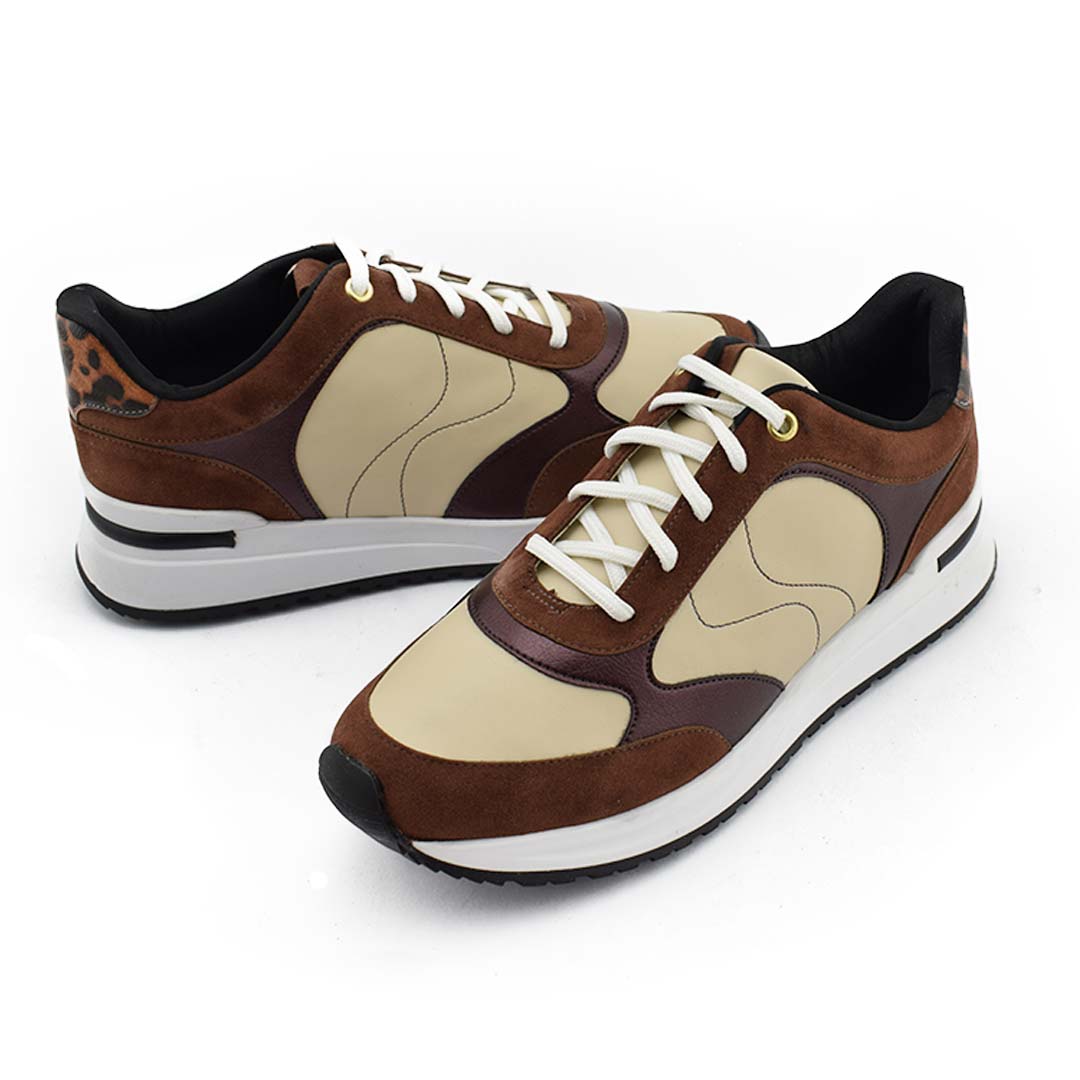 Zapatillas mujer Lena camel - Imagen 5