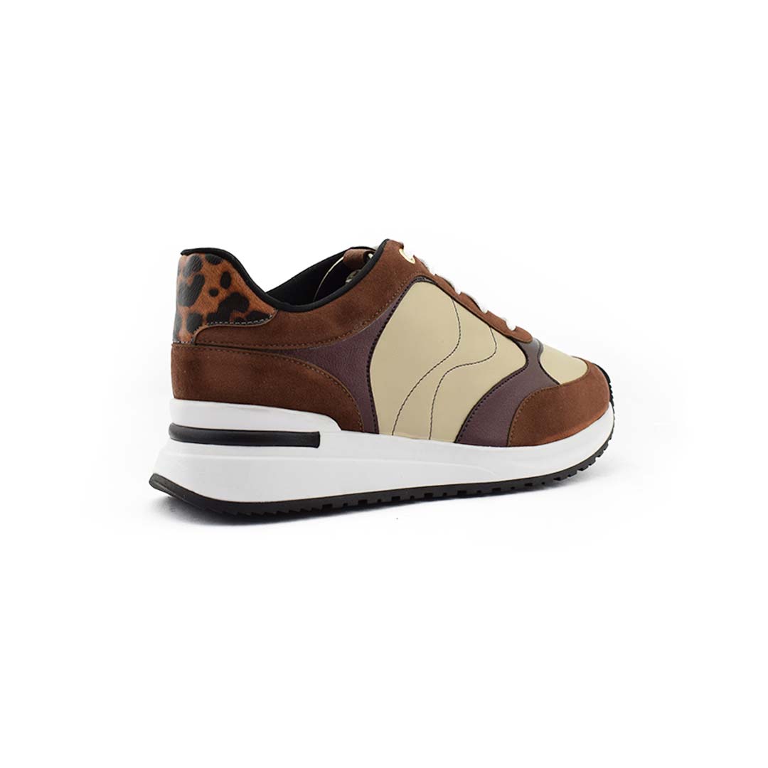 Zapatillas mujer Lena camel - Imagen 6