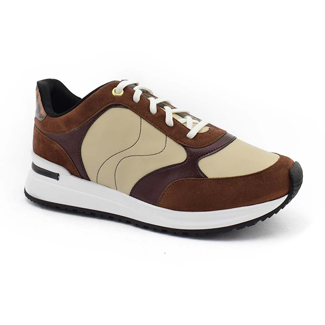 Zapatillas mujer Lena camel