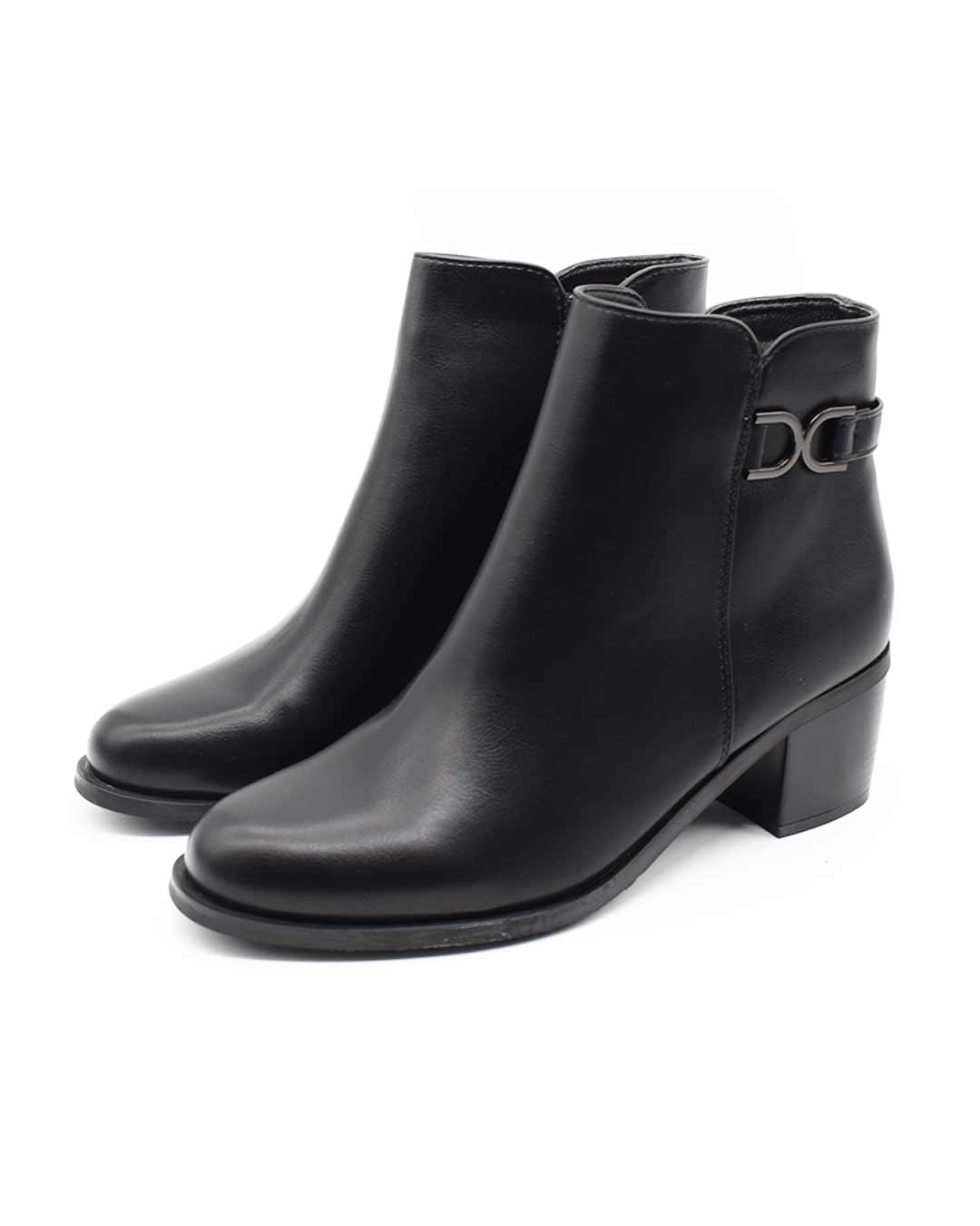 Botas vestir mujer Kelly negras - Imagen 3