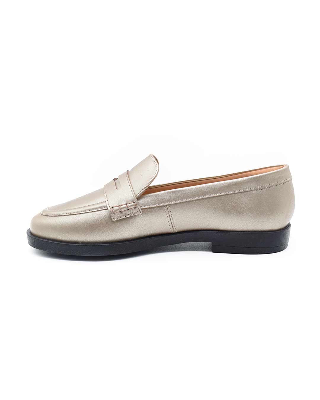 Mocasines urbanos mujer Mumi champagne - Imagen 4