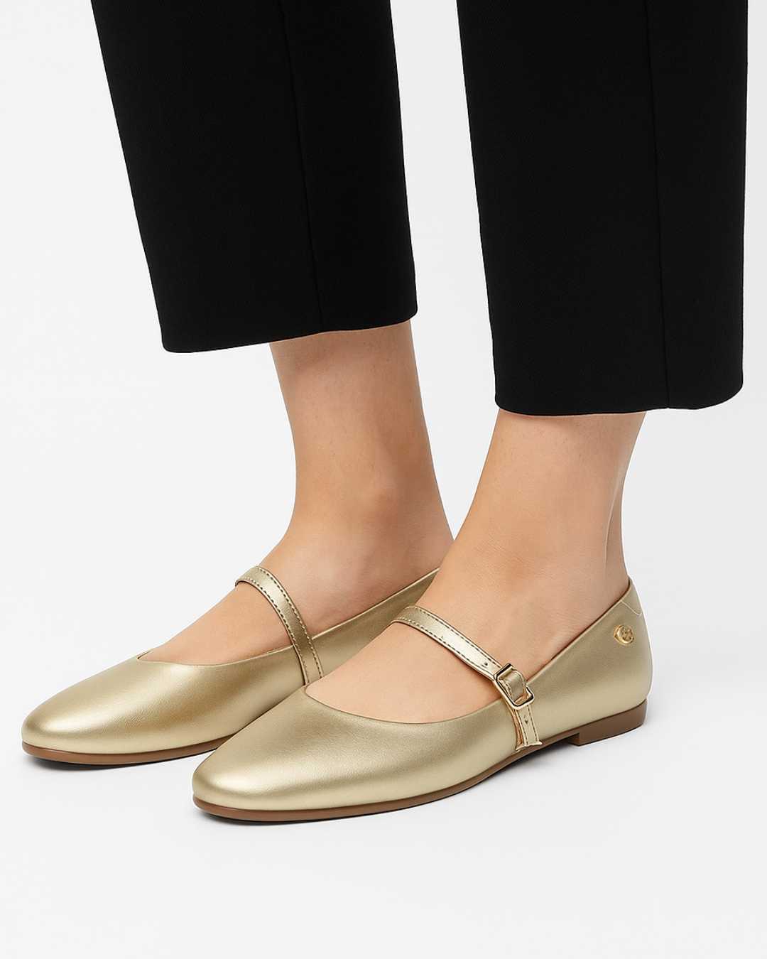 Ballerina mujer confort Jada champagne - Imagen 2