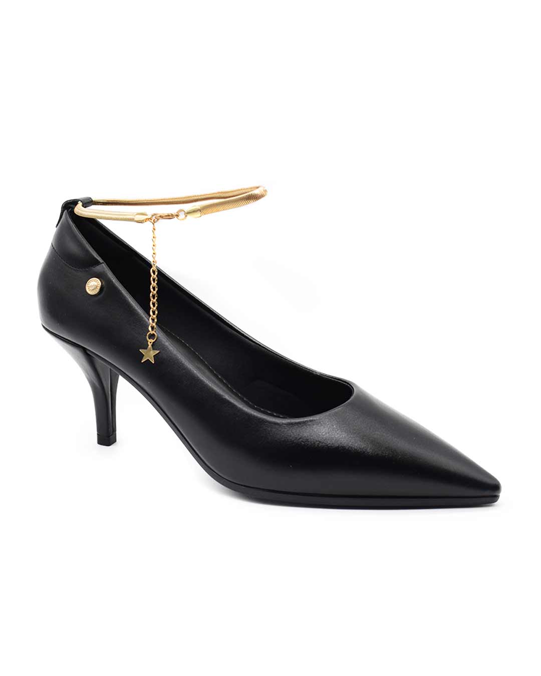 Stiletto taco fino mujer Zara negro - Imagen 2