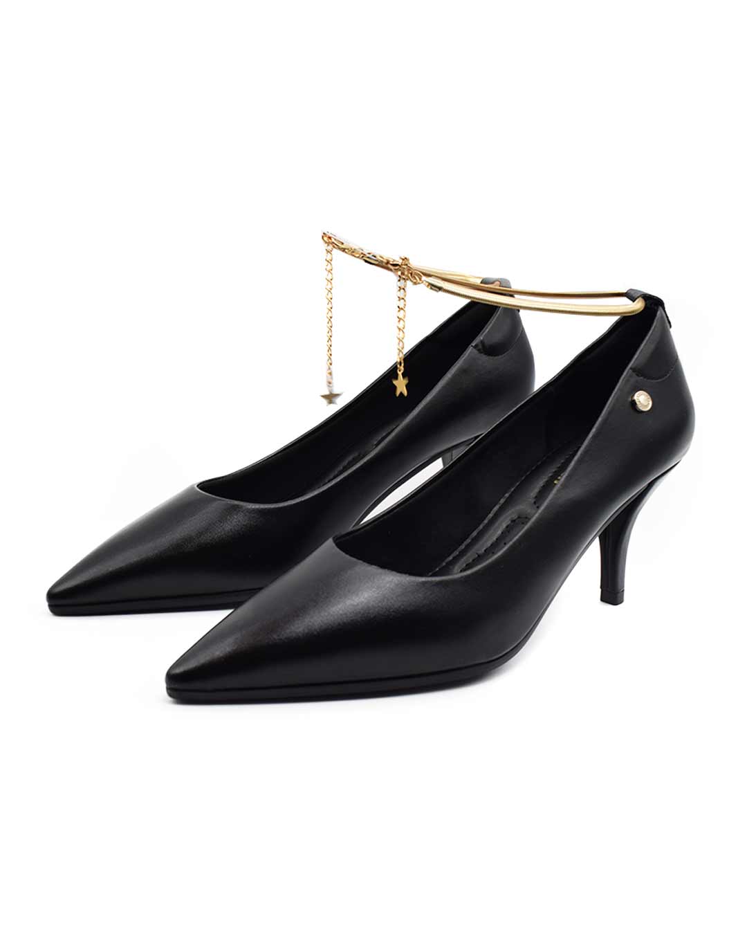 Stiletto taco fino mujer Zara negro - Imagen 3
