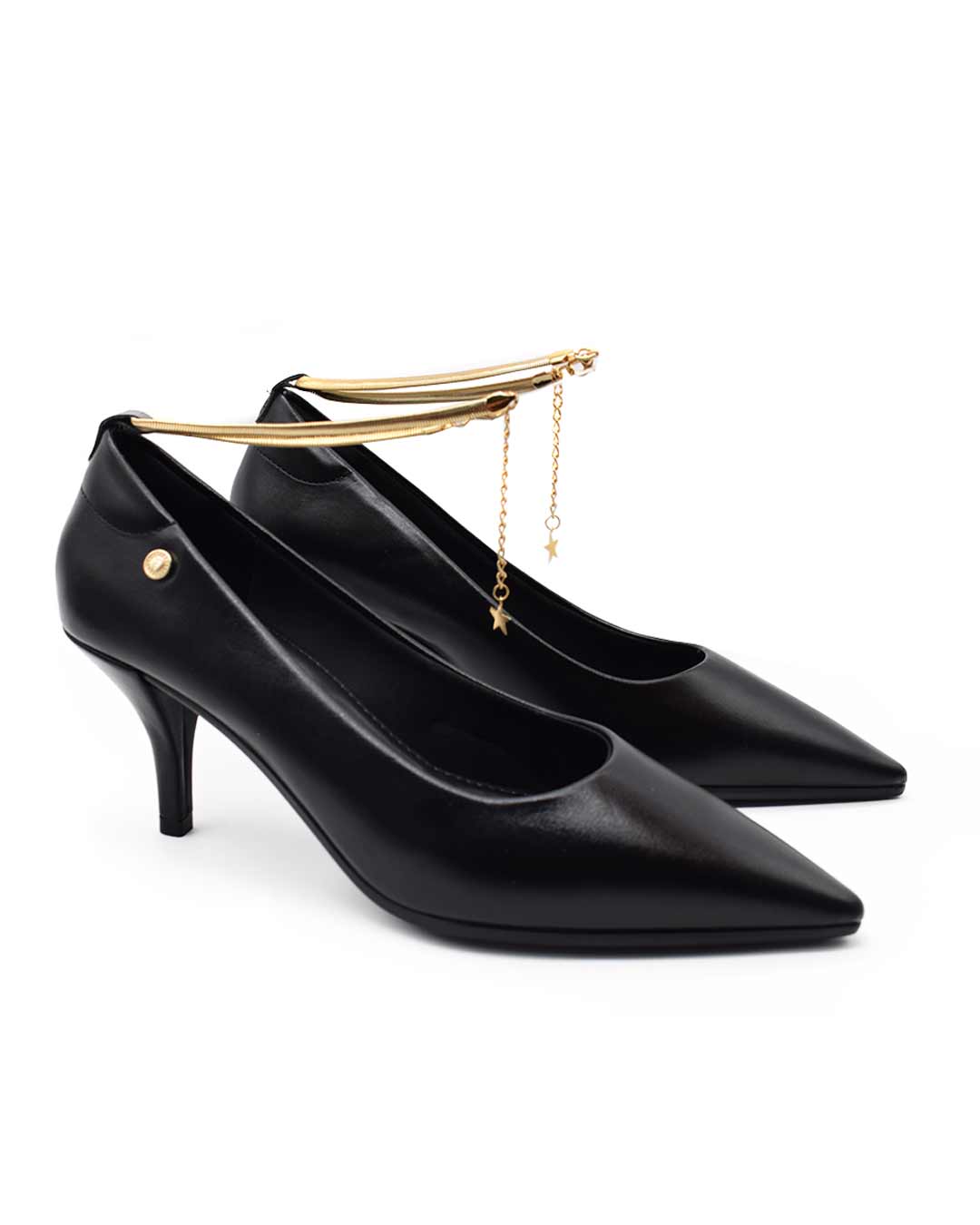 Stiletto taco fino mujer Zara negro - Imagen 4