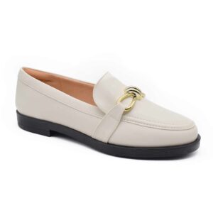 Mocasines urbanos mujer Mica blanco