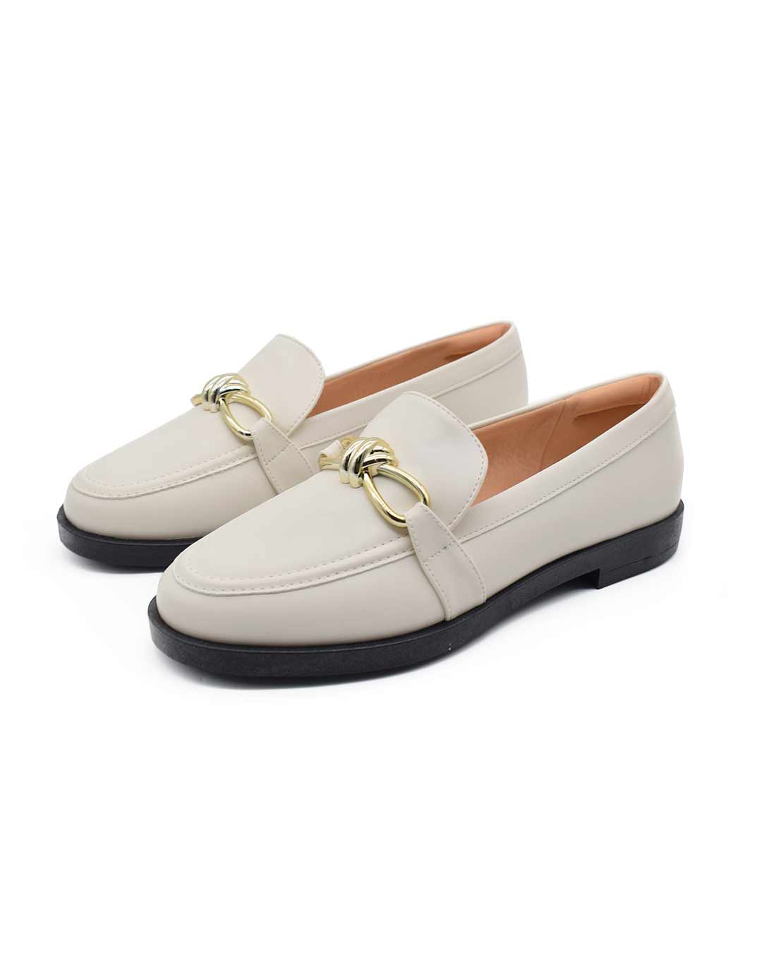 Mocasines urbanos mujer Mica blanco - Imagen 4