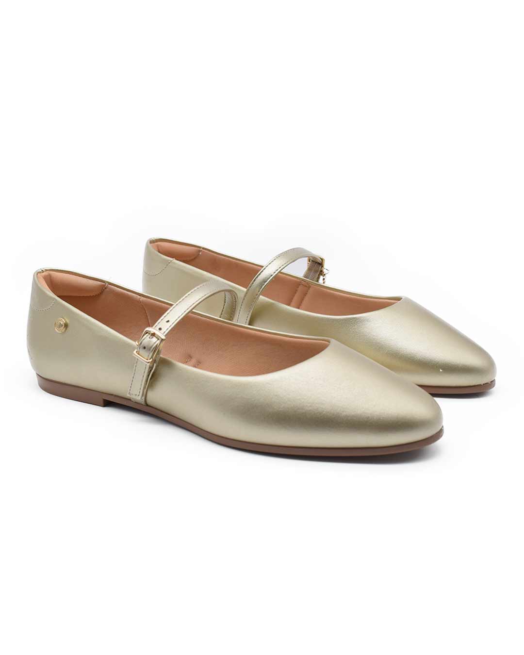 Ballerina mujer confort Jada champagne - Imagen 6