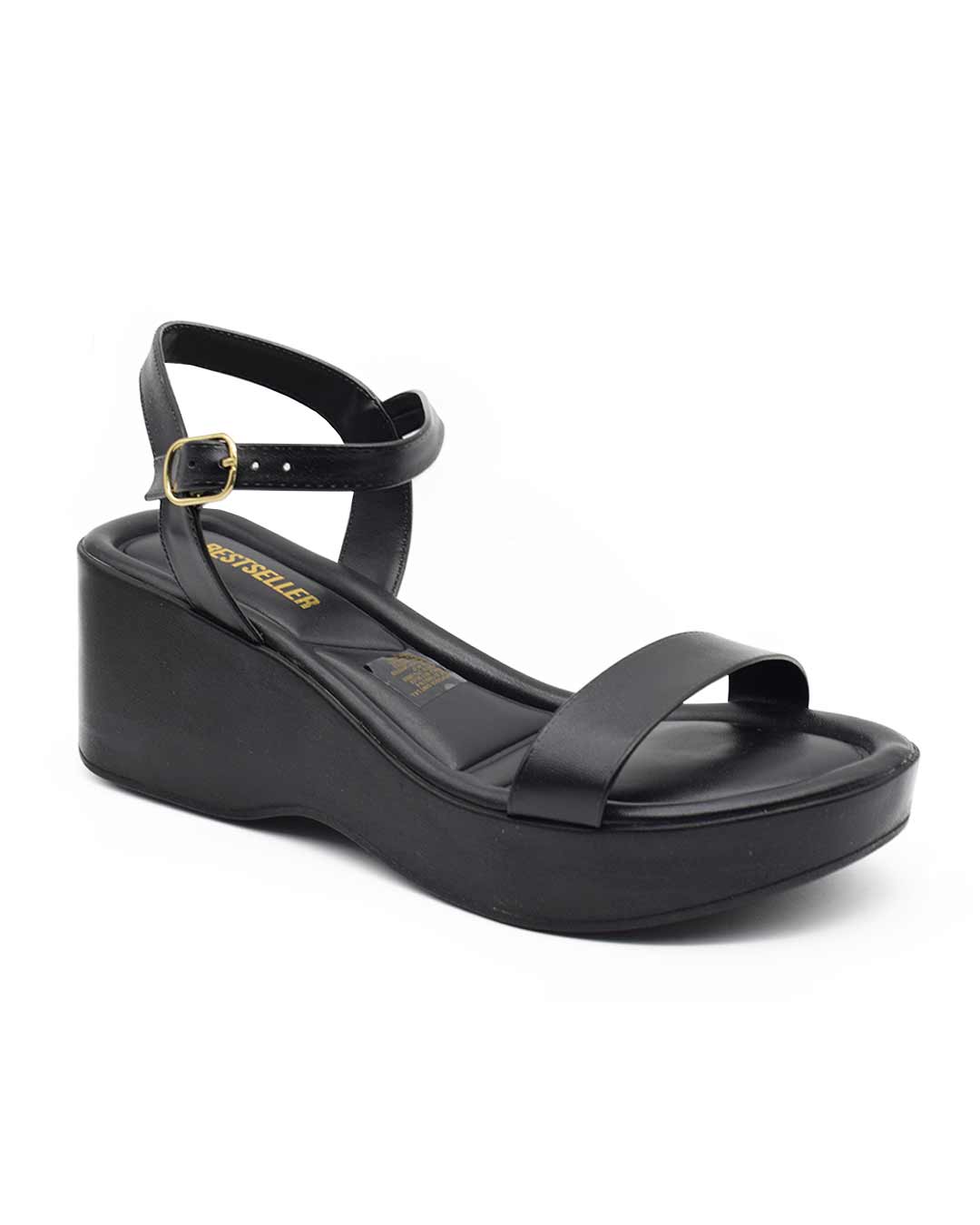Sandalias mujer plataforma Inga negras