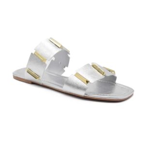 Zueco mujer casuales Elsa plata