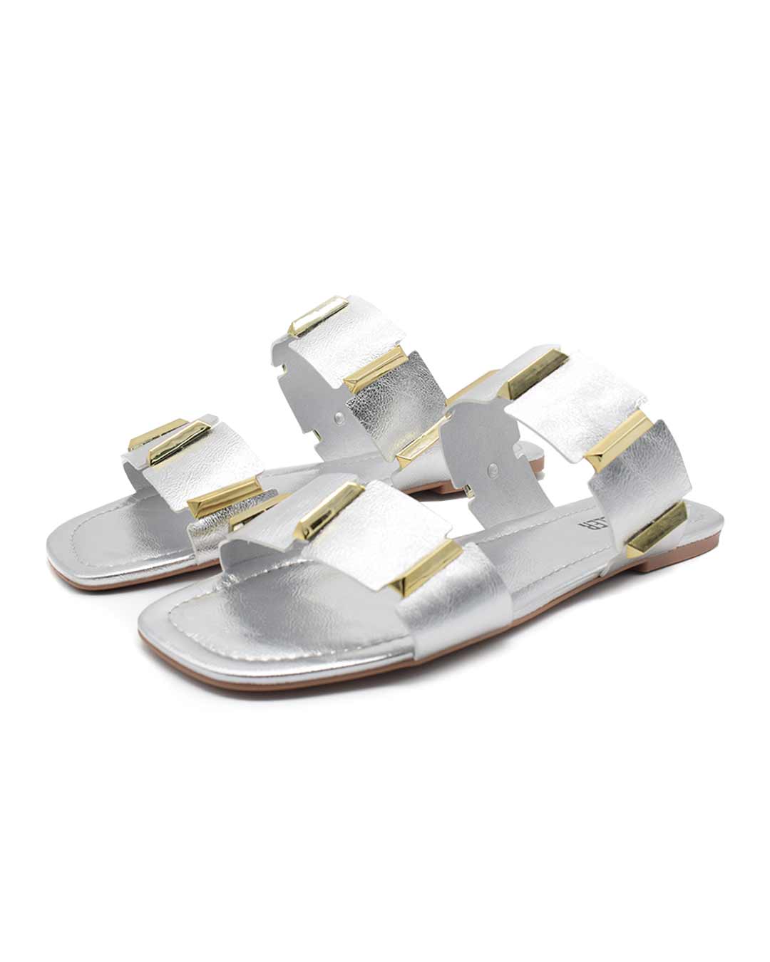 Zueco mujer casuales Elsa plata - Imagen 4