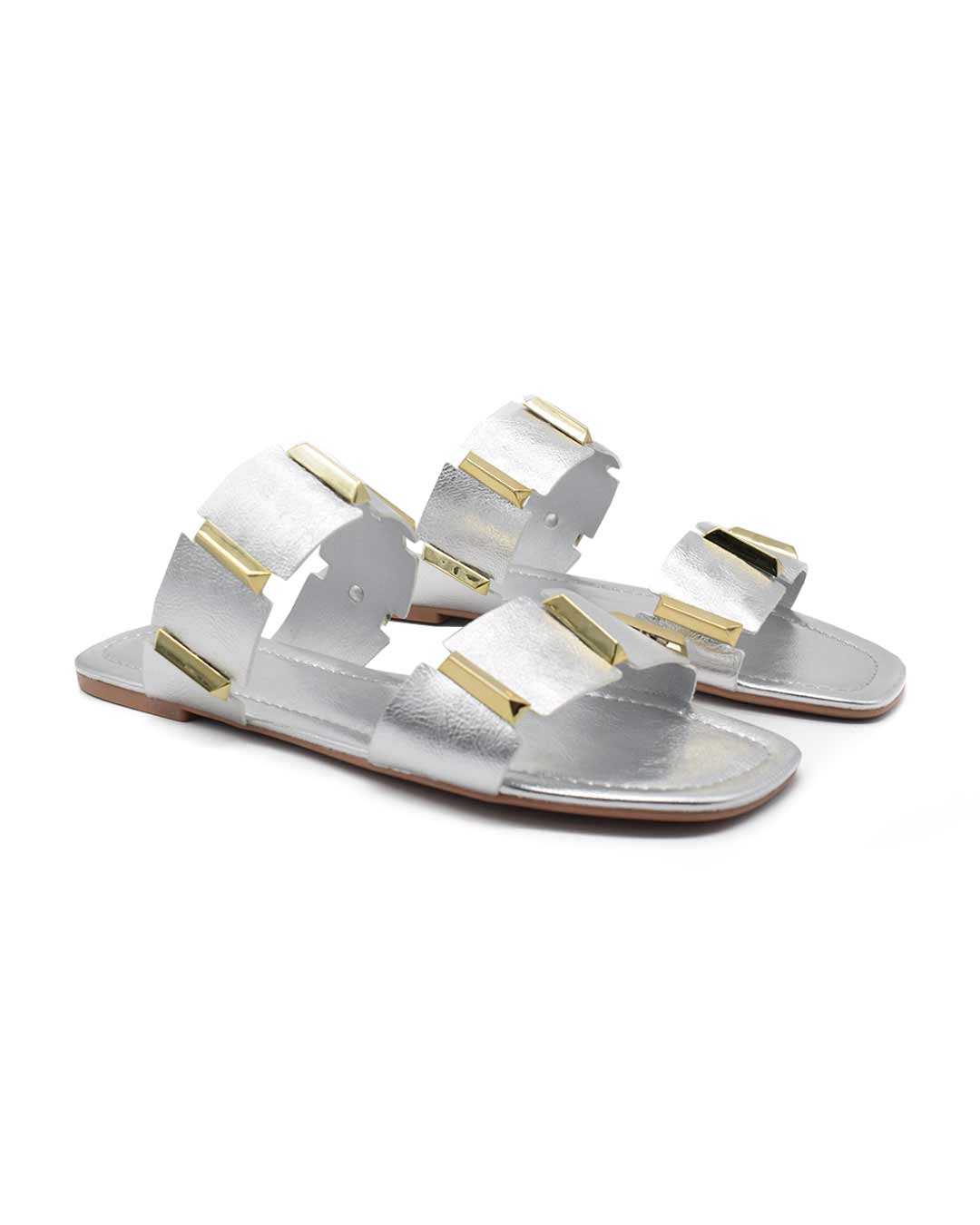 Zueco mujer casuales Elsa plata - Imagen 5